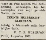 Kleinjan Teunis Huibrecht 1885-1952 NBC-29-08-1952 (dankbet.).jpg